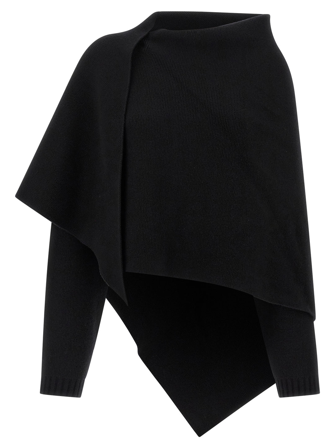 Alberta Ferretti Shawl Cardigan Sweaters and Cardigans - Black | fe7880bf96fef55dab26914cfc93e45bf3bfd939