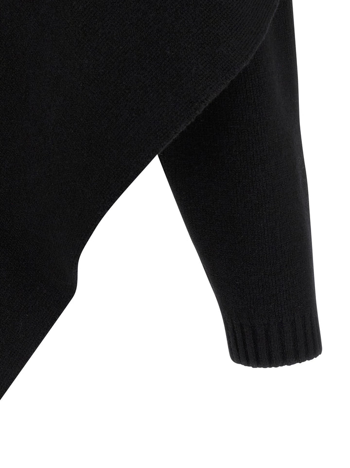 Alberta Ferretti Shawl Cardigan Sweaters and Cardigans - Black | 75a74ea7346a92e6256d14467923f0e0ec664adb
