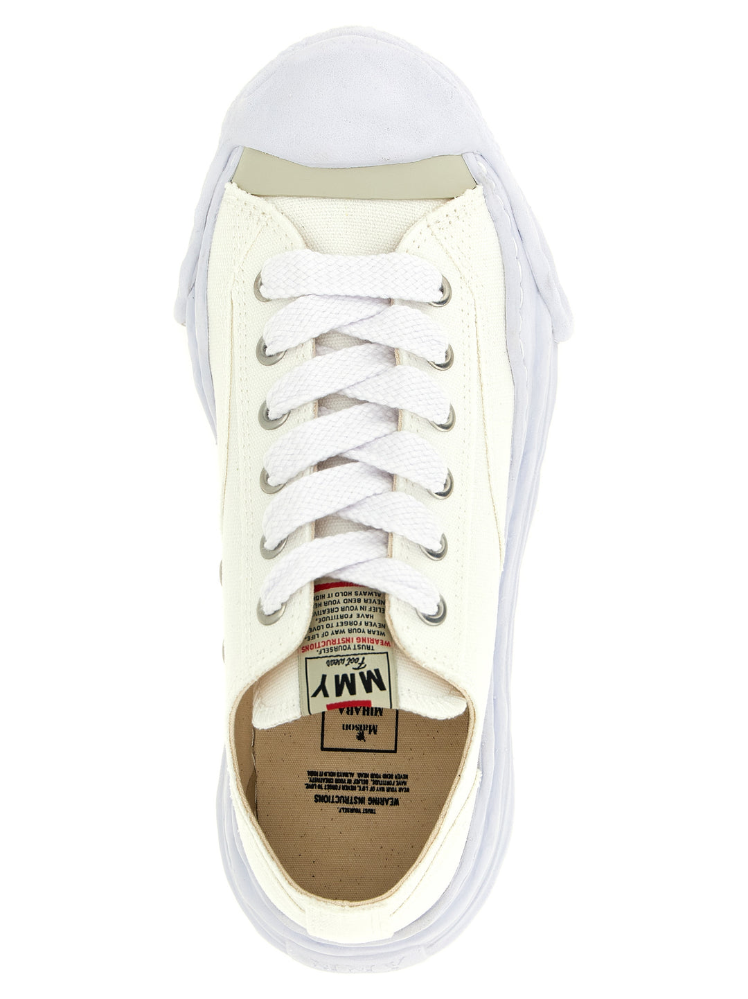 Maison Mihara Yasuhiro Hank Low Sneakers - White | f1a66b772fdf368f9d0c0ebdb5770cec193790b6