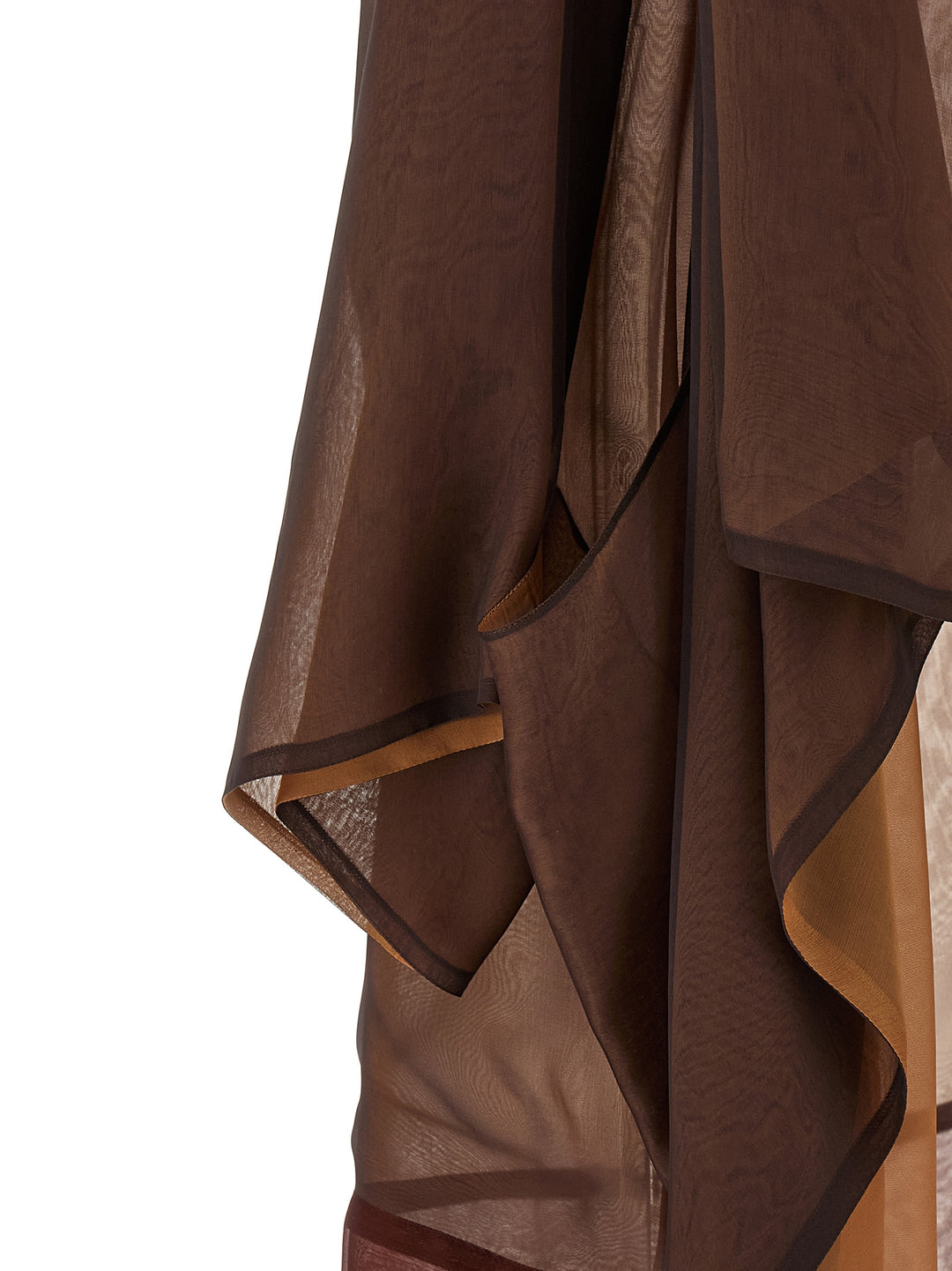 Alberta Ferretti Chiffon Cardigan Sweaters and Cardigans - Brown | 13c40b7886d2f5c826f01321a44517931479456d