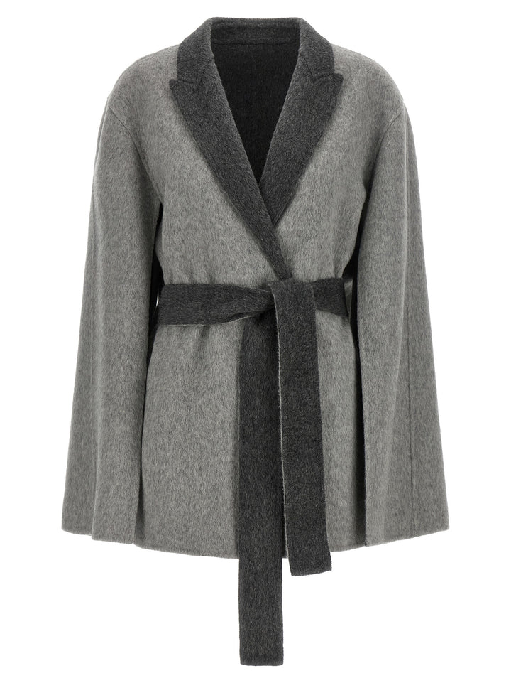 Alberta Ferretti Cardigan With Cape Sleeves Sweaters and Cardigans - Gray | be6e3745512e97daed762908239fe01955fcf89b
