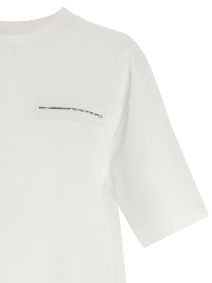 Peserico Punto Luce T-shirt - White | ee0225420698fbdb6efde9842bd4a67fbd44bb1a