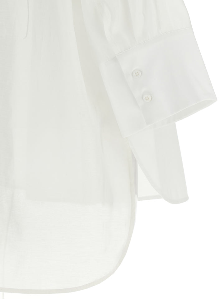 Peserico Organza Shirt Shirt and Blouse - White | 11a799c7095f07b7be7e94fa603a70b475883029