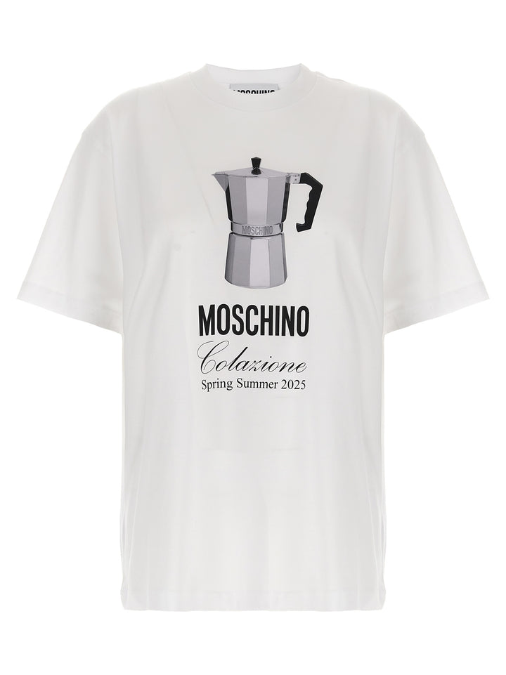Moschino Colazione T-shirt - White | 63b4dfc6c6861f2f7b00b18eca69f3632e985ee4