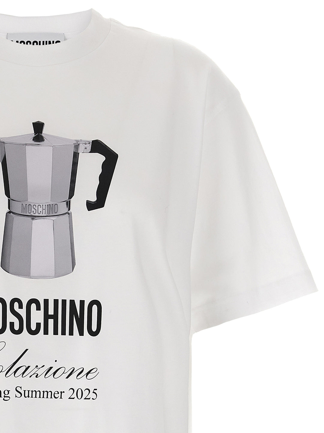 Moschino Colazione T-shirt - White | c7b32d6bd82c342b15ff6dd0271065893be357e2