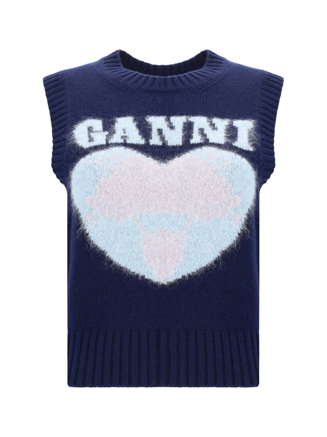 GRAPHIC SOFT WOOL MIX VEST