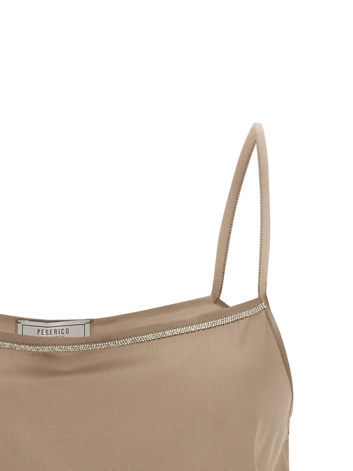 Peserico Punto Luce Tops - Brown | da3df7814f5b851343595fcdd3066ebb2b2acb1e