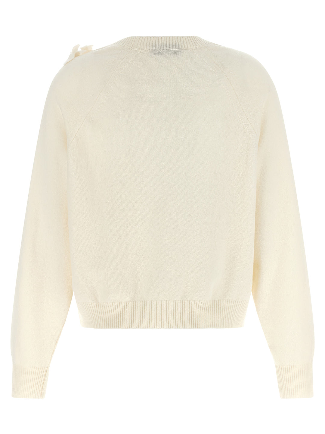 Alberta Ferretti Embroidered Flower Sweater Sweaters and Cardigans - White | 13c6267a75f466e946ef3d24b71120c3c52f98ae