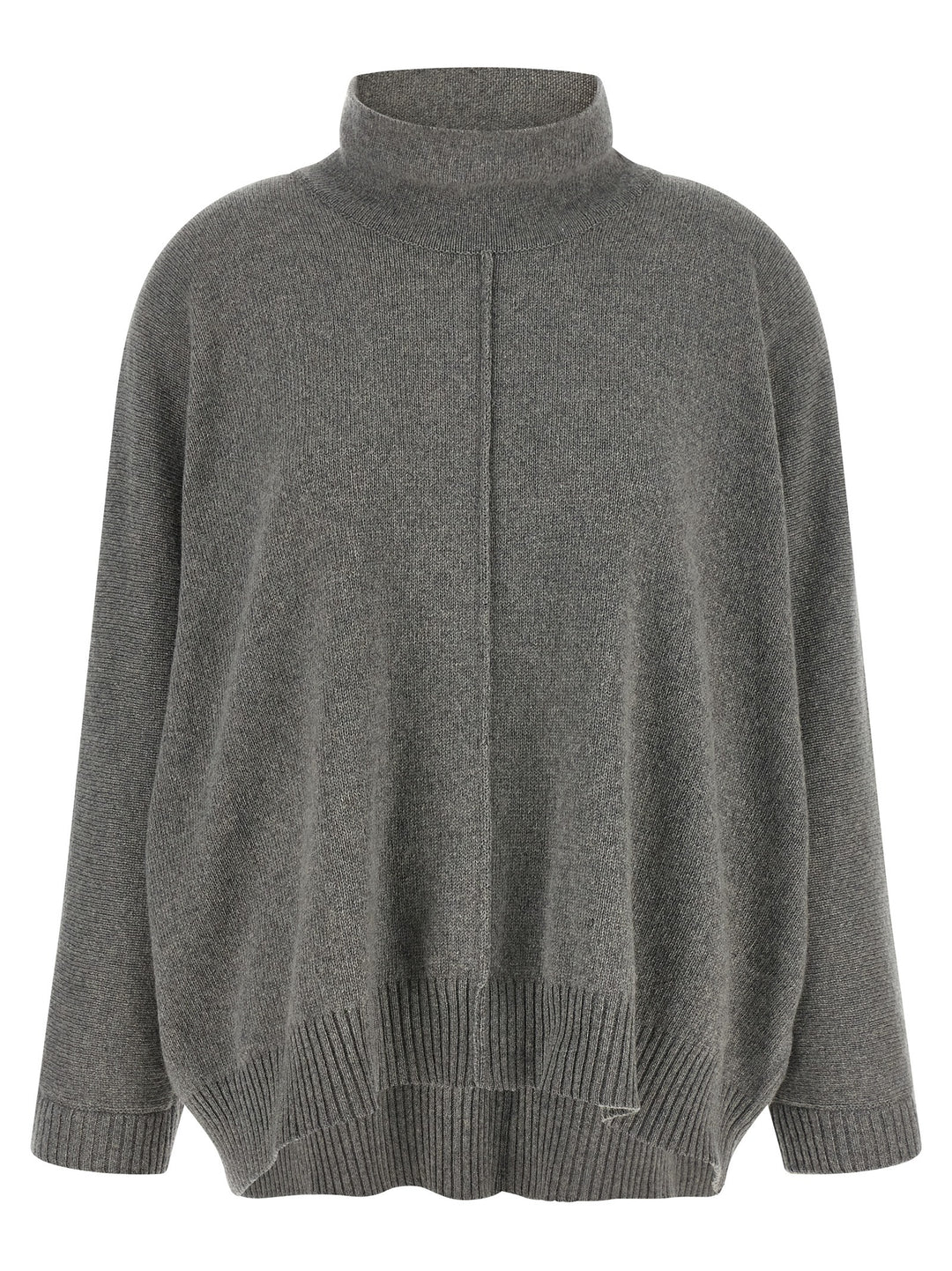 Alberta Ferretti Central Stitching Sweater Sweaters and Cardigans - Gray | 056f36300a5ef63e02a183c8836632e65bf0461c