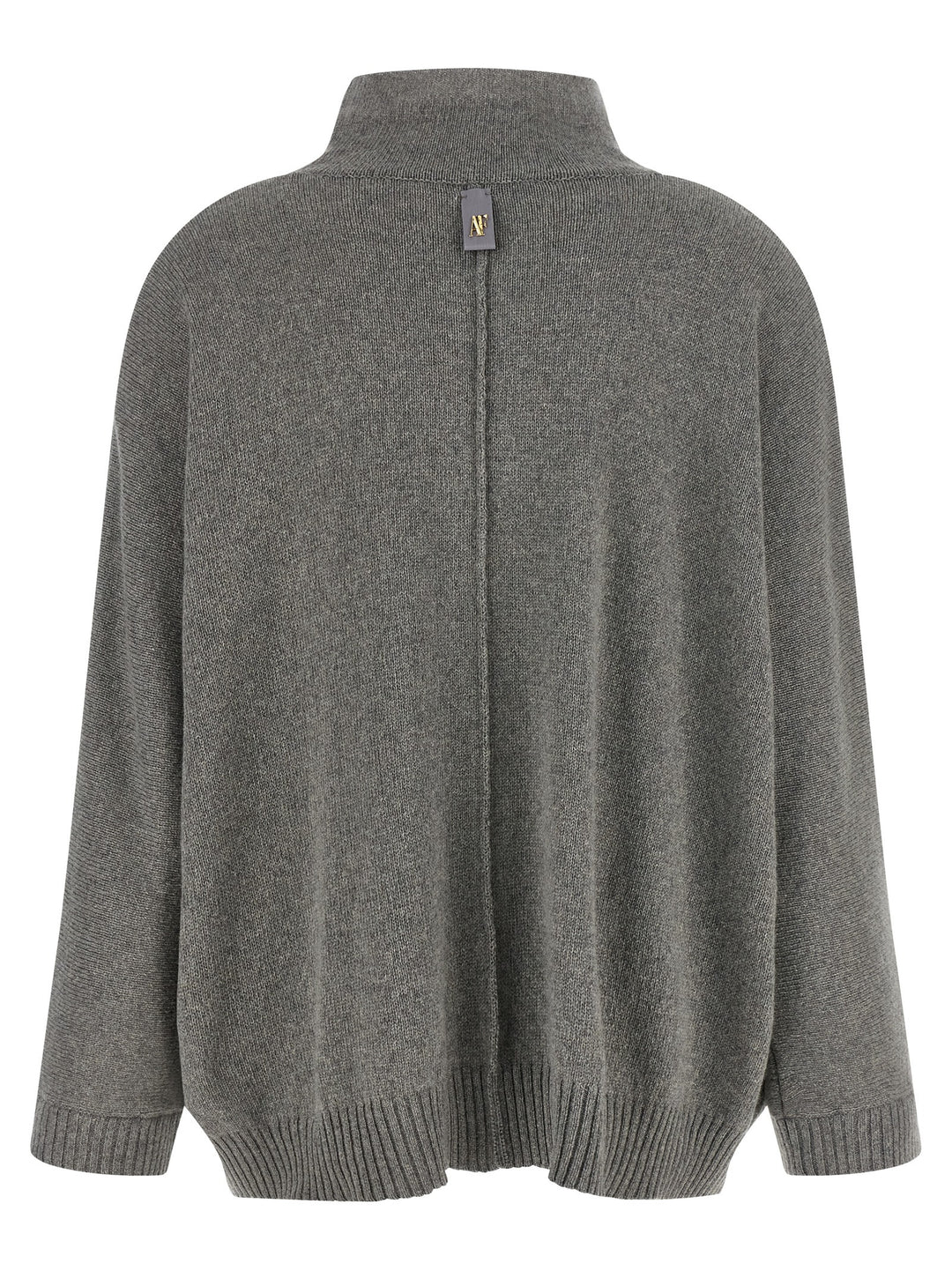 Alberta Ferretti Central Stitching Sweater Sweaters and Cardigans - Gray | 1f982da2557385eda8ebd56909c08c655a679999