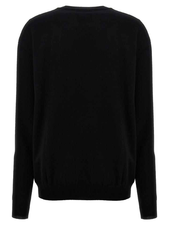 Jacquard Design Sweater Sweater, Cardigans Black