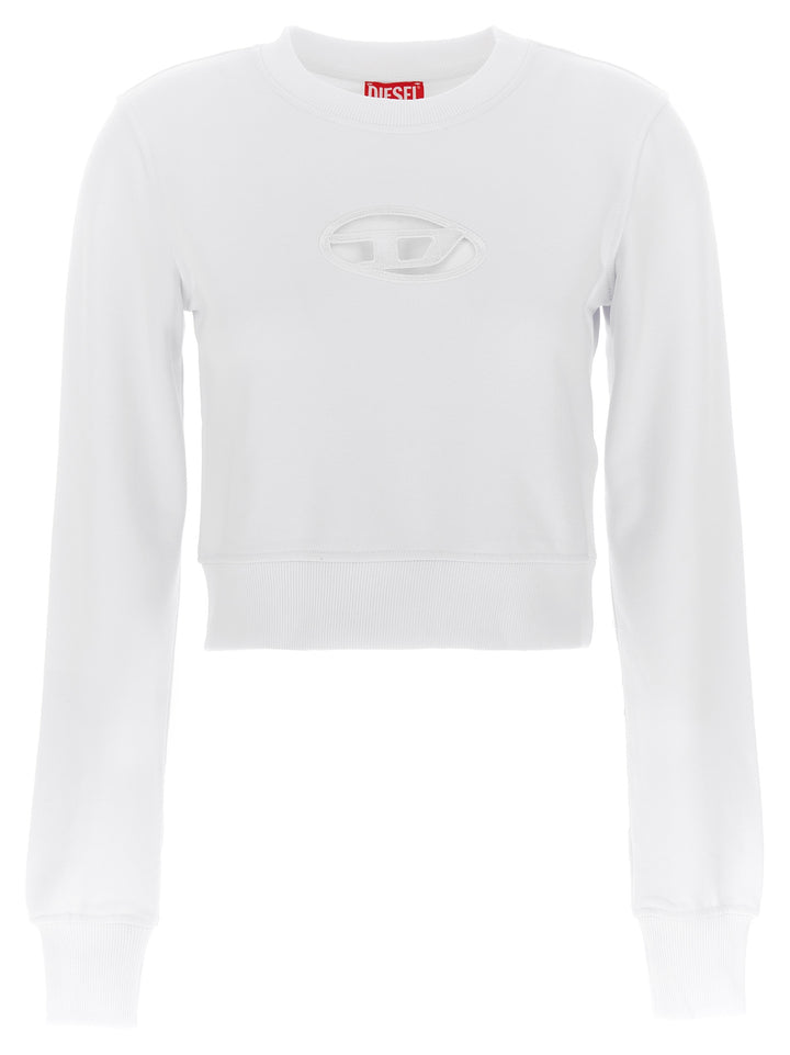 F-Slimmy Cropped Sweatshirt White