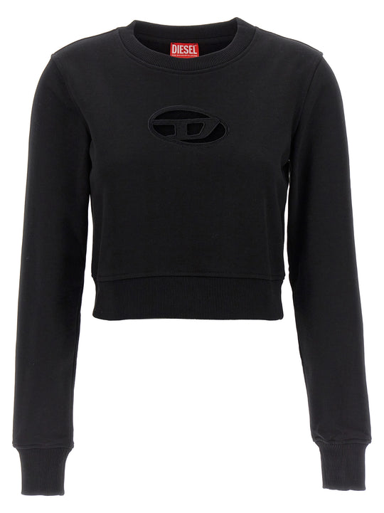 F-Slimmy Cropped Sweatshirt Black