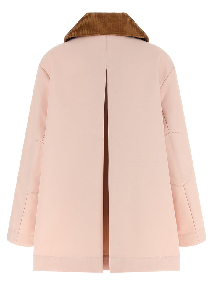 Ganni Twill Jacket Puffer Jackets - Pink | 5d19fe71192191d2033995f6fe13b506a562dc69