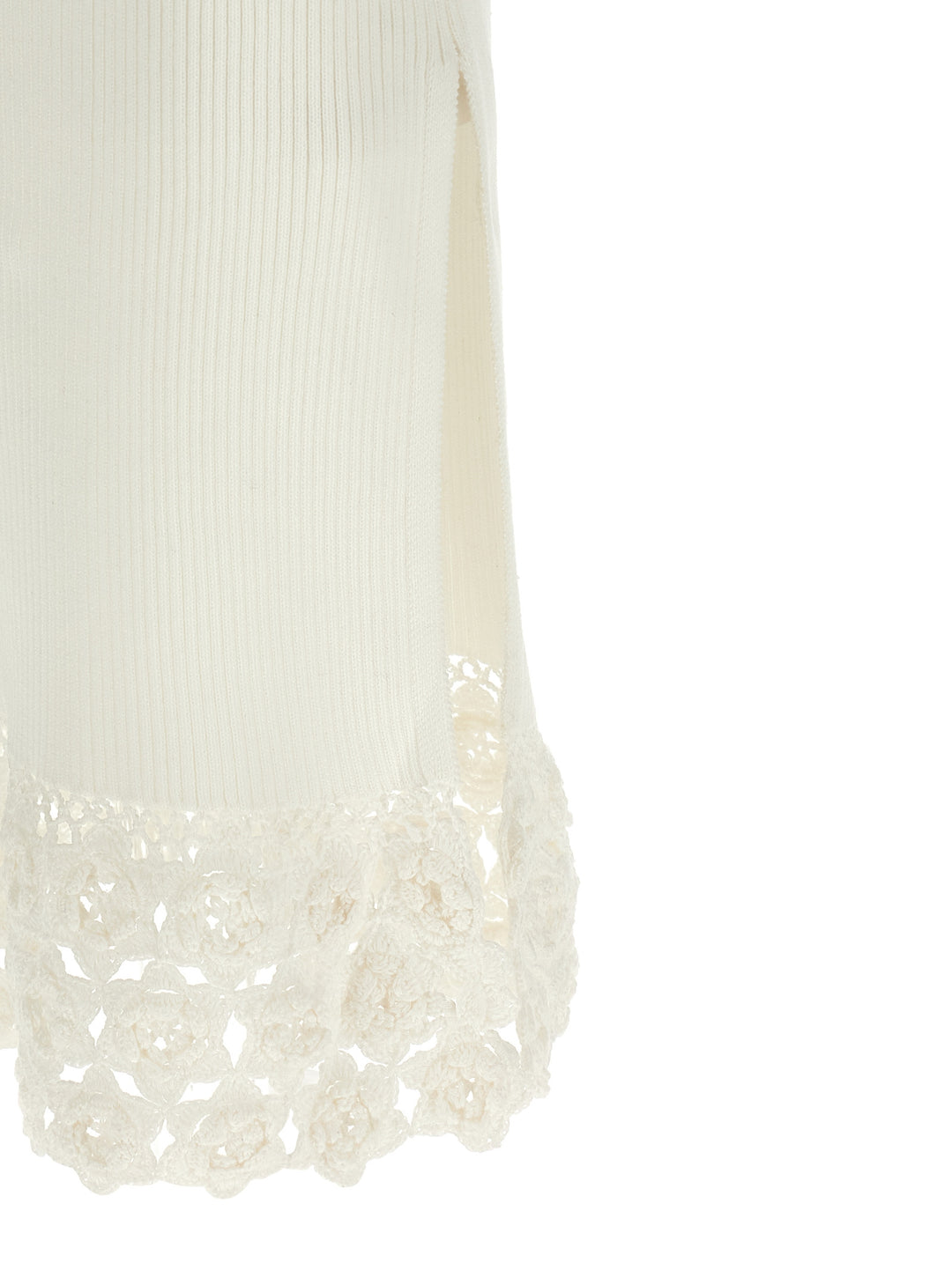 Ganni Cotton Crochet Dresses - White | 28f3b3d477c8ff75920d8c4f09518f7e77340027