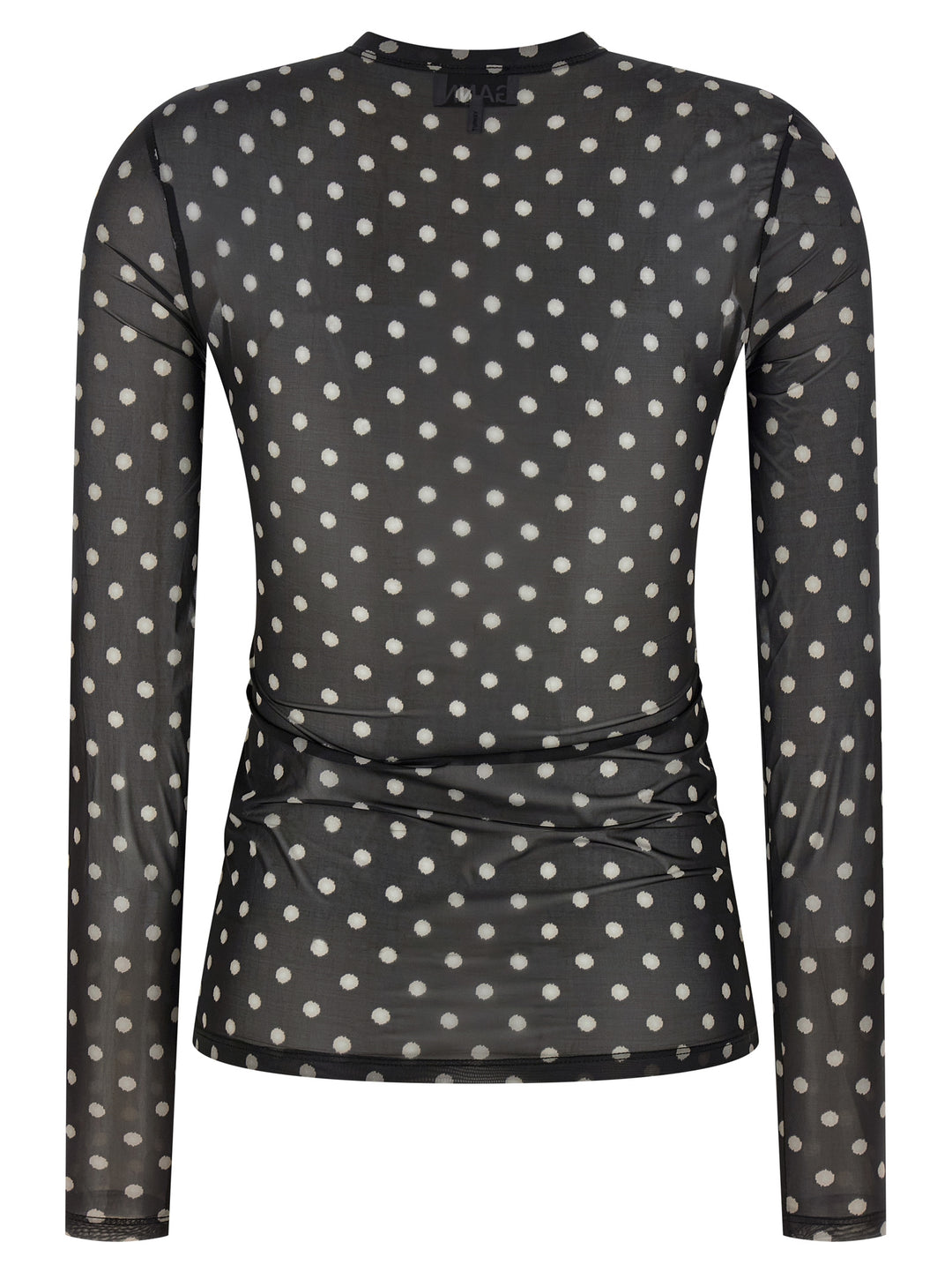 Ganni Printed Sheer T-shirt - Black | 562e4b2a0d9c6afe532dcd2f750e1cd964d0fcb6