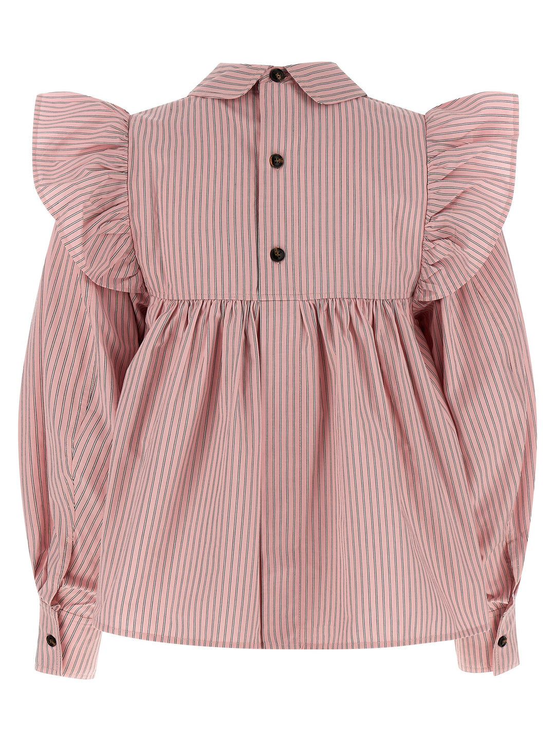 Ganni Striped Blouse Shirt and Blouse - Pink | 39b590ac187097d8c9bc9d1f1178bf85d2da548a