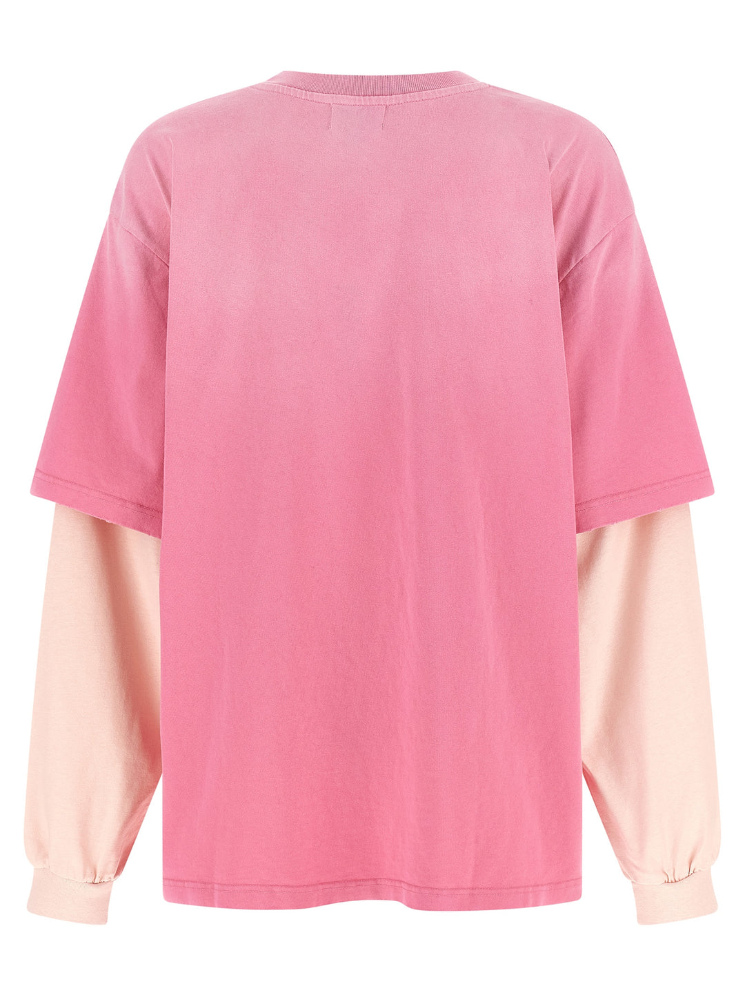 Ganni Double Layer Sleeve T-shirt - Pink | 7503446e8d3df7c74732839bbaecc1dc18ef5caa