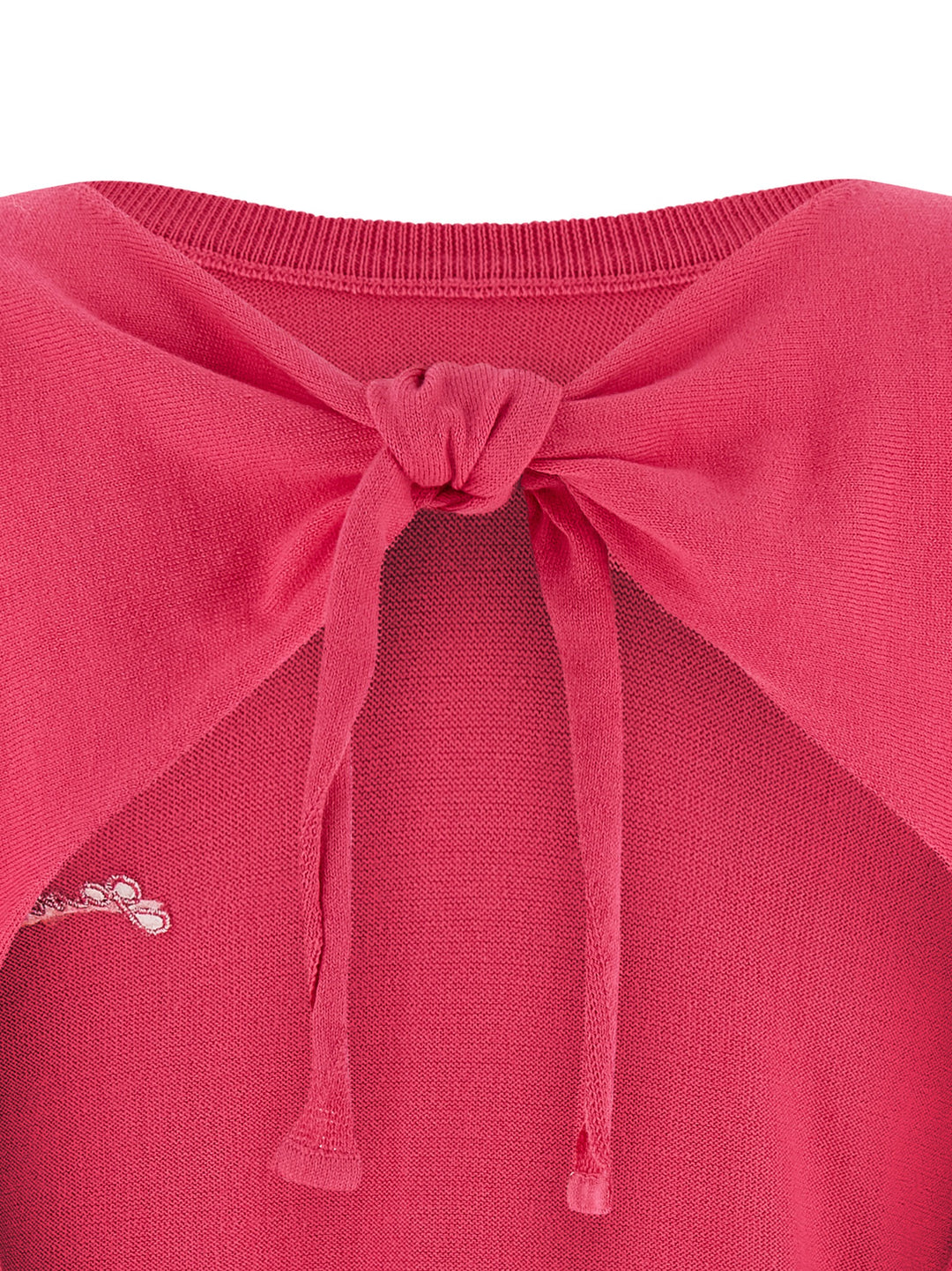 Ganni Bare Back Sweater Sweaters and Cardigans - Fuchsia | 7e52e3ae33a8ec94338e95e90da39144d51a7414