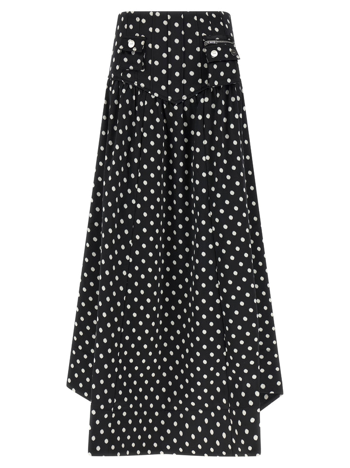 Ganni Polka Dots Skirts - Black | 5579533978185afaa6461d79dc21cc97e84fc76c