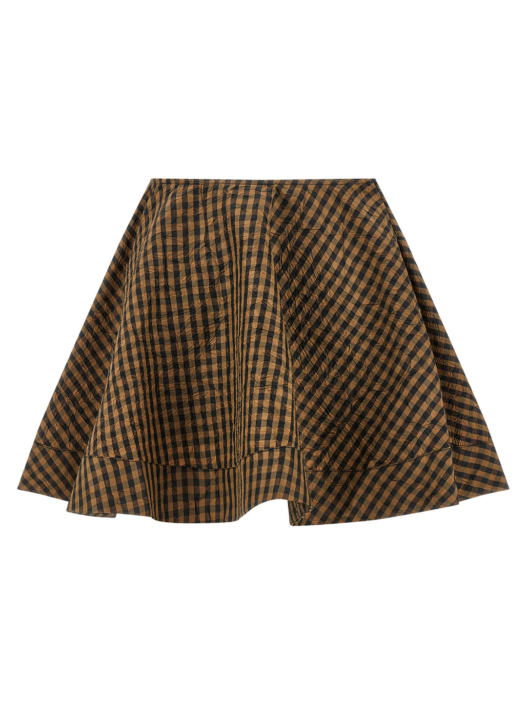 Ganni Crinckled Taffetà Skirts - Brown | f2ab37e1a0335b6c8ebc9202a5eb4c34ada4813d
