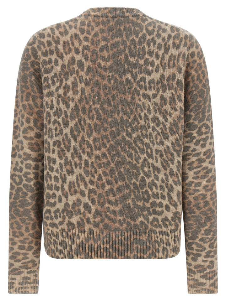 Ganni Tiger Sweatshirt - Beige | 0e5651738ee3017d3271f6d9edc6a5412e33e1a3