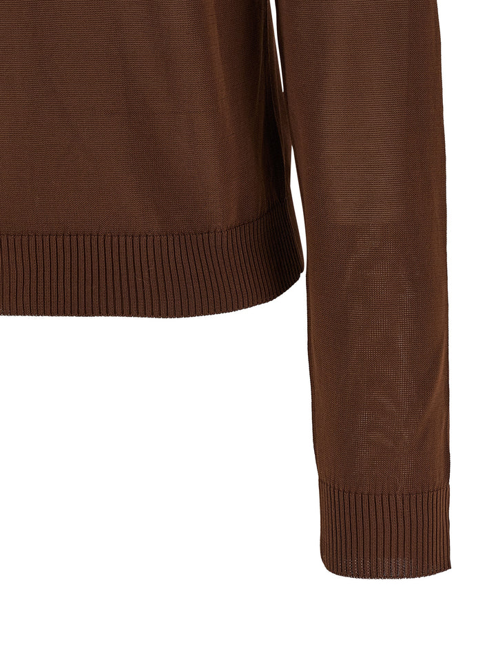 Ganni Argyle Sweaters and Cardigans - Brown | 0ddd5c72db85c322408694f47a8b13f7c60ca9ec