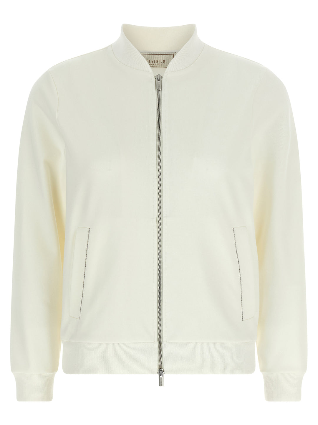 Peserico Punto Luce Sweatshirt - White | 06b635535bd5af94d0fe0d0e4246154ac4721431