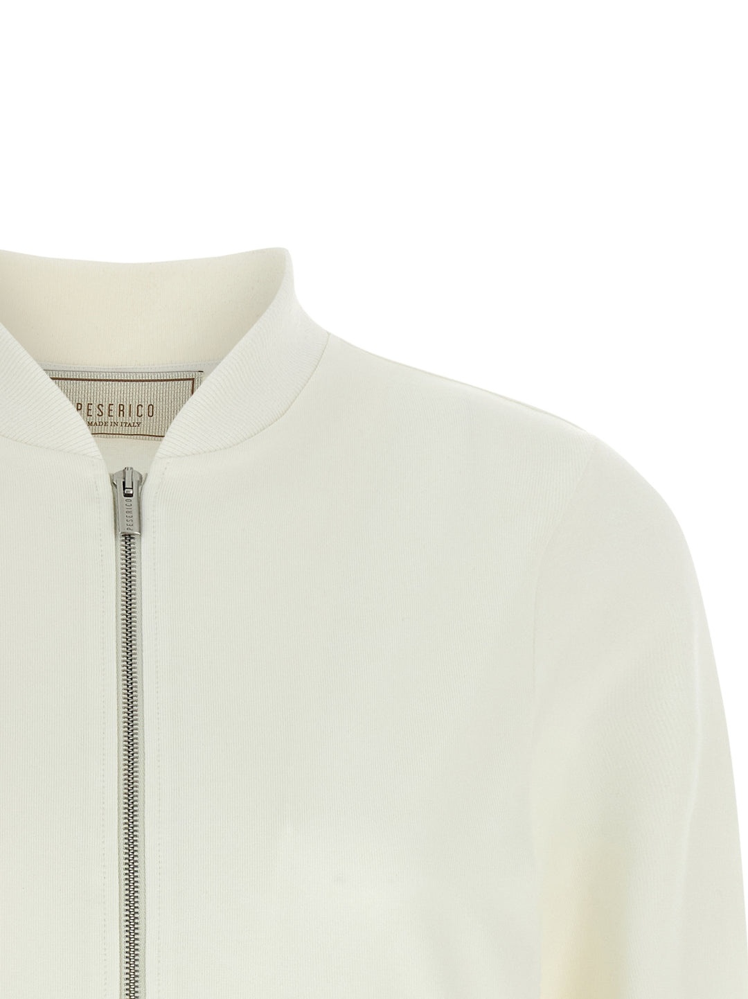Peserico Punto Luce Sweatshirt - White | 9e628f622baf494d06716e94483f8971334e7263