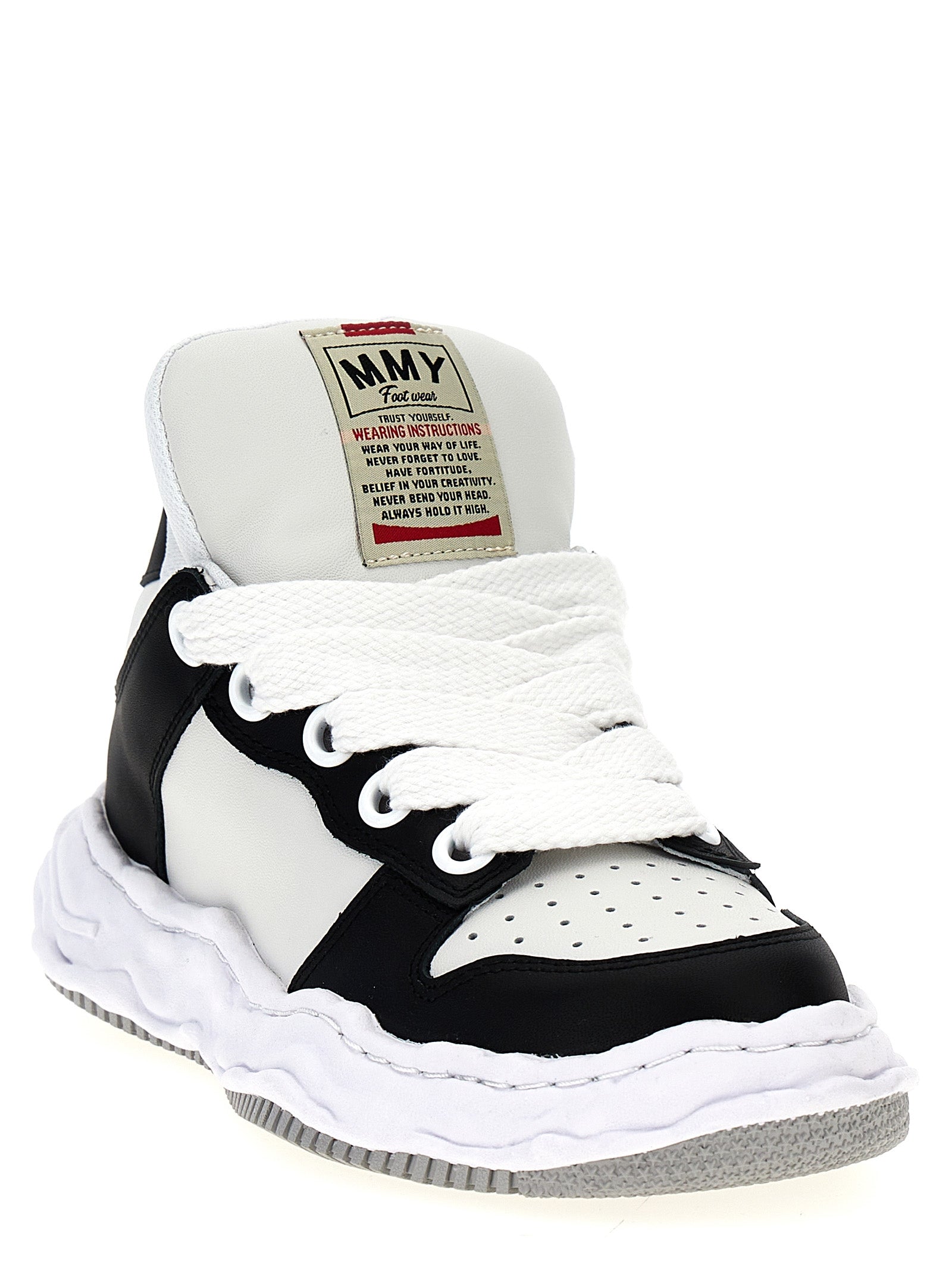 Maison Mihara Yasuhiro Wayne Sneakers White/Black | Wanan Luxury