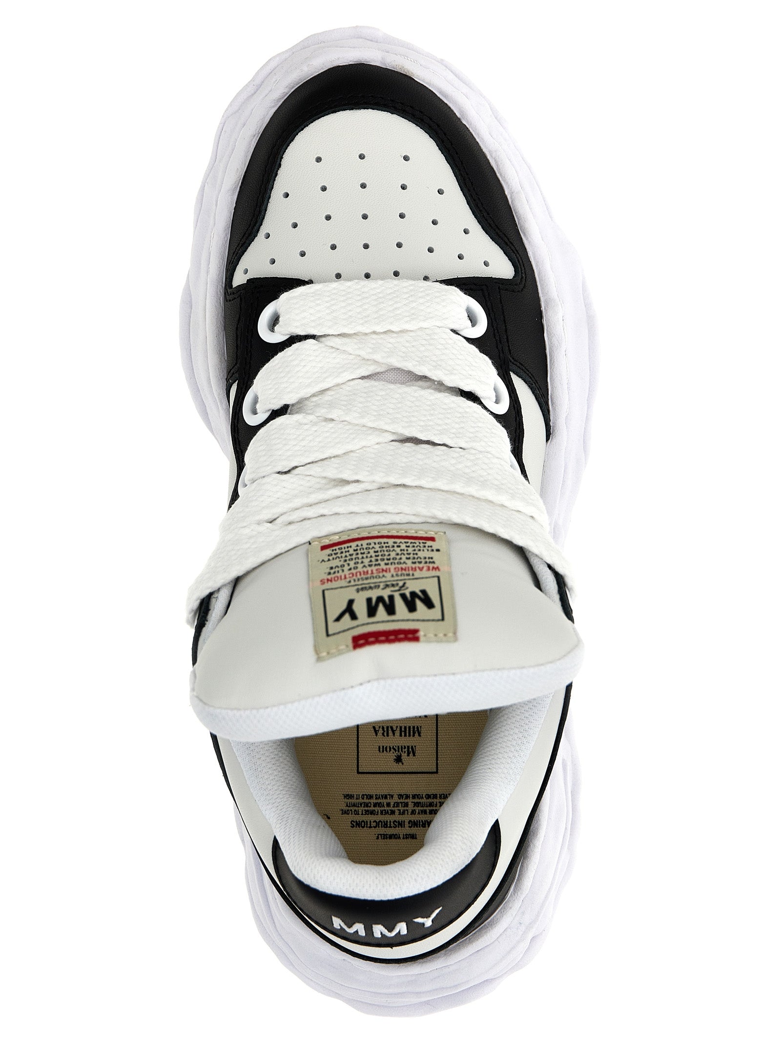 Maison Mihara Yasuhiro Wayne Sneakers White/Black | Wanan Luxury