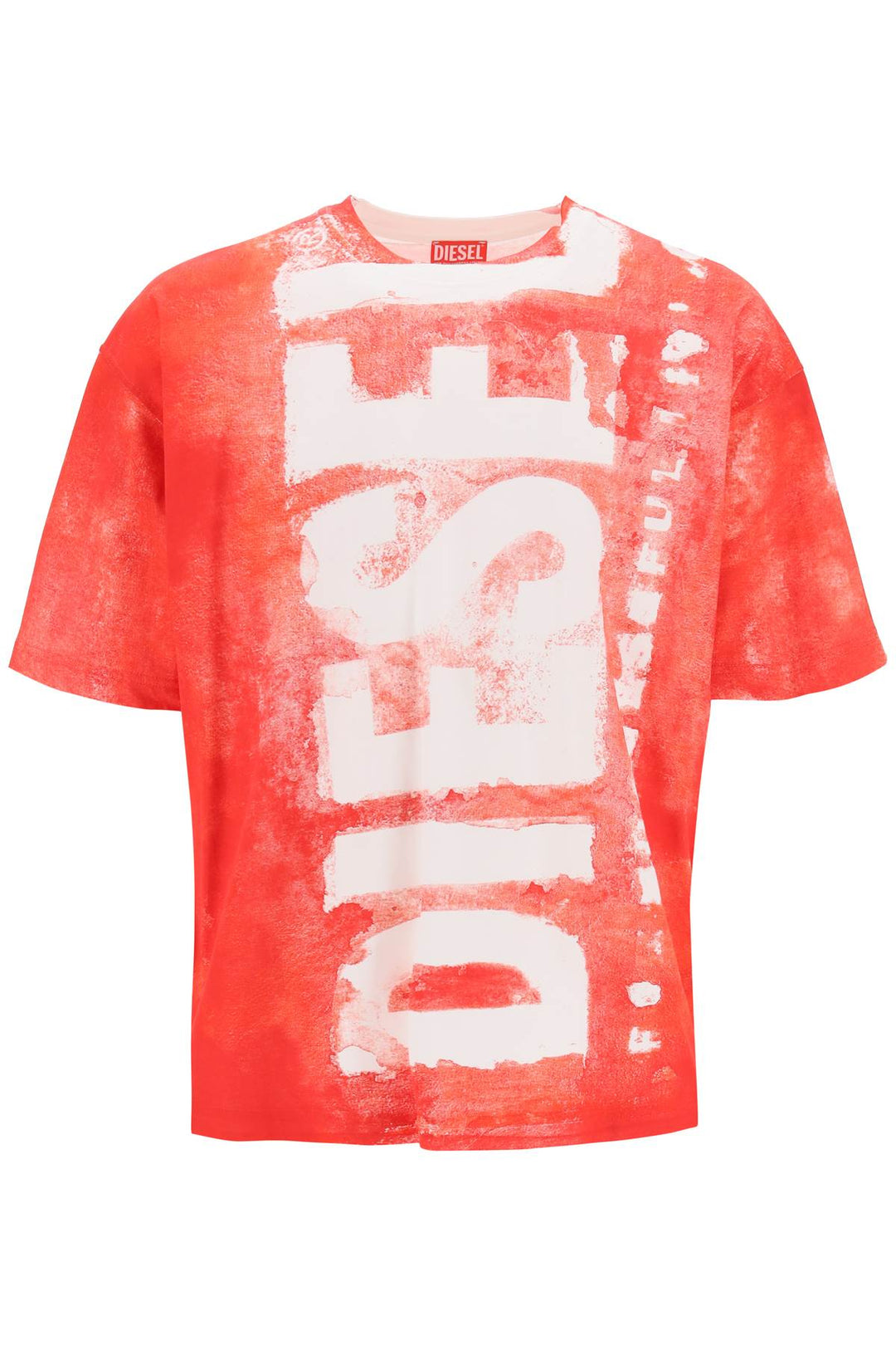 Printed T Shirt With Oversized Logo