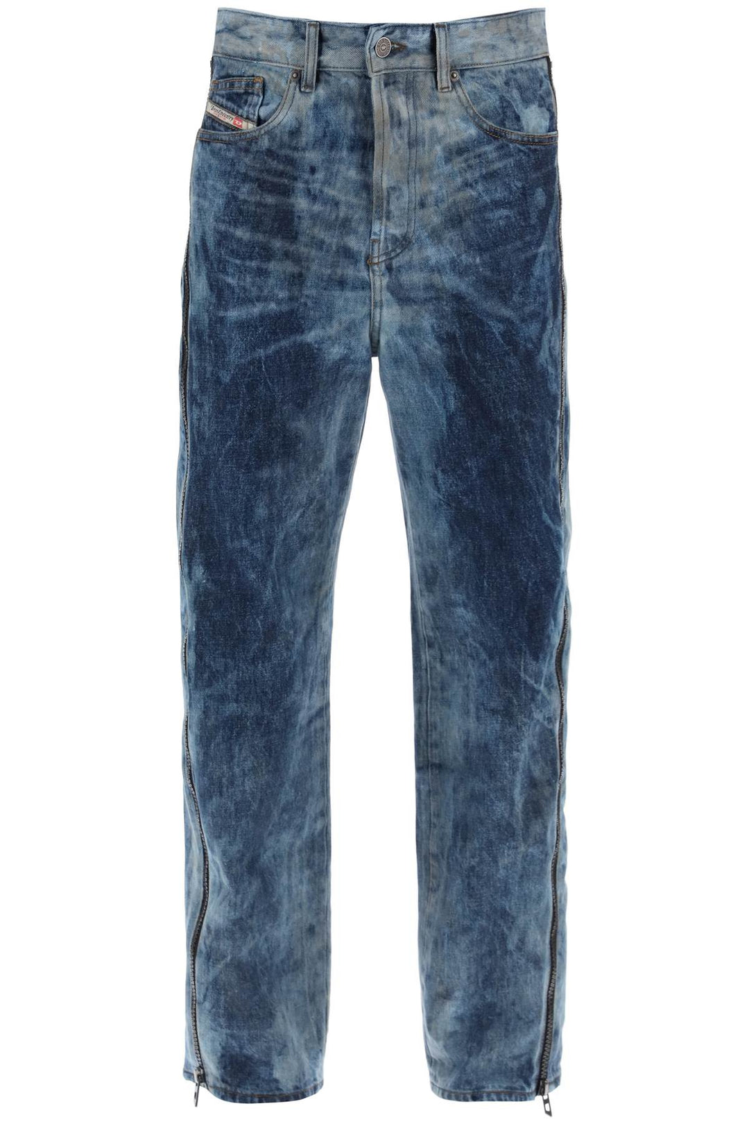 Jeans D Rise Opgax Con Zip Laterali