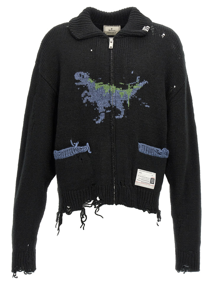 Dinosaur Sweater, Cardigans Black