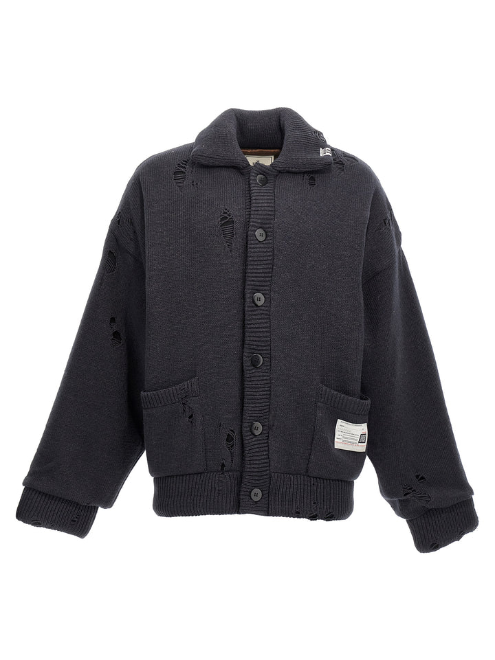 Padded Cardigan Sweater, Cardigans Black