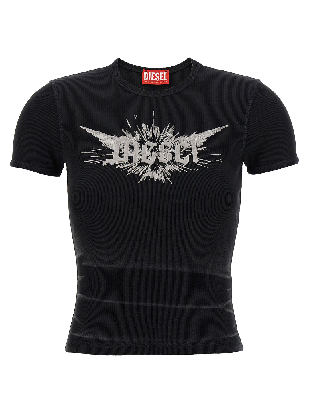 Diesel T-Ele-Long-P2 T-shirt - Black | dd1e0dc725bdfea5939061300125cc165f0aa77c
