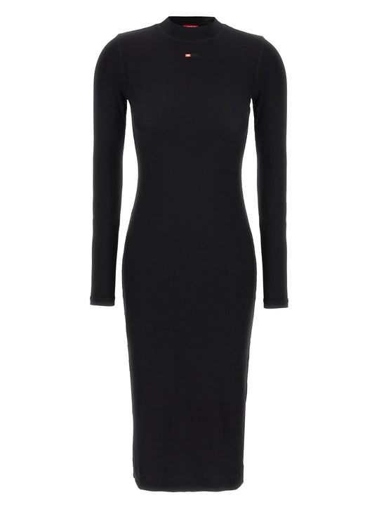 D-Mokky-Ls-Microdiv Dresses Black