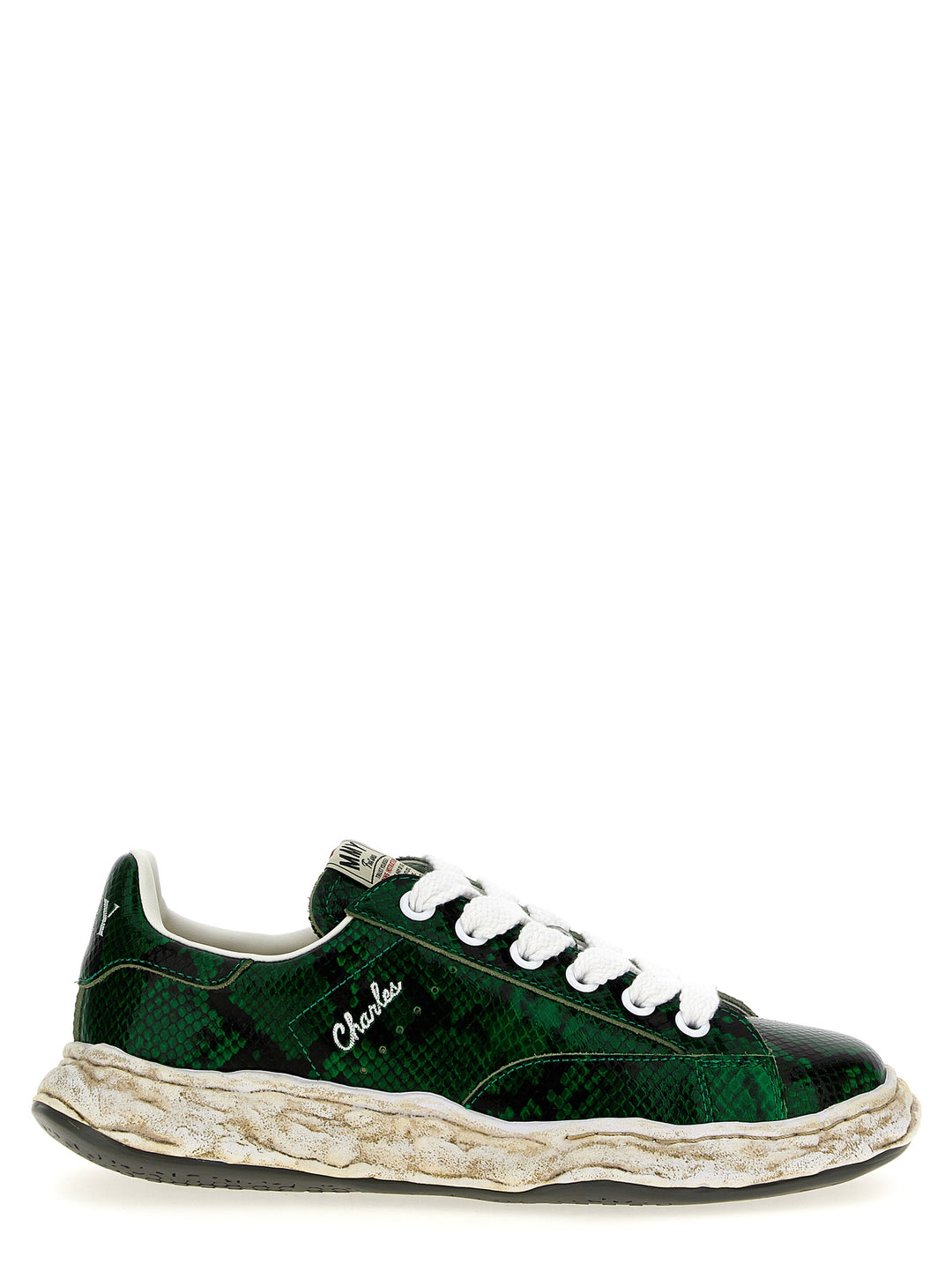 Maison Mihara Yasuhiro Charles Sneakers - Green | 7c904721acbb6363a5f9892ff84df433e6587e24