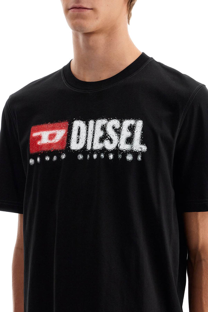 T Shirt T Adjust K14 Con Logo Effetto Acqua