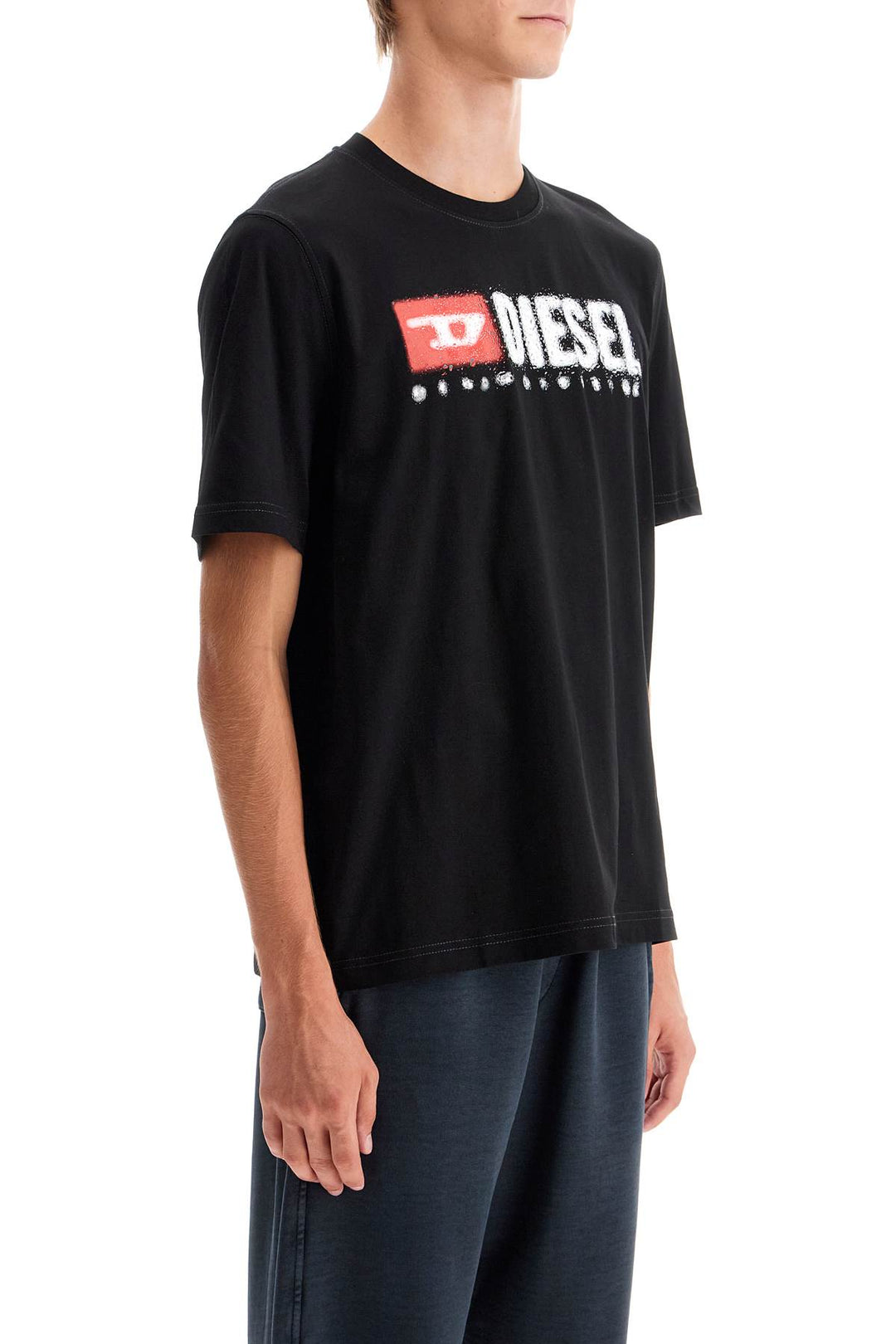 T Shirt T Adjust K14 Con Logo Effetto Acqua