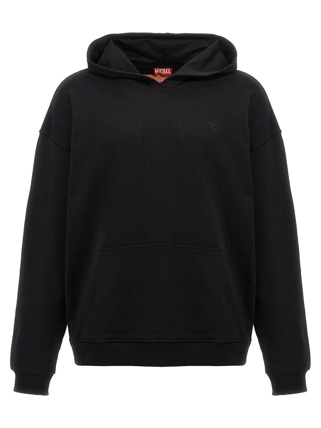 S-Boxt-Hood-Bleach Sweatshirt Black