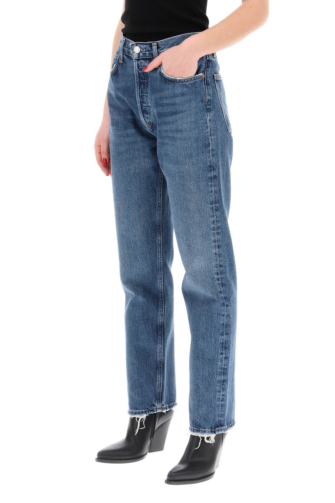 Jeans Dritti A Vita Alta 90's Pinch Waist