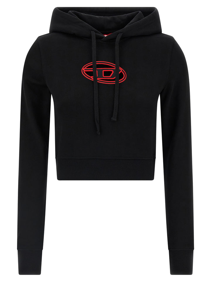 Diesel Slimmy Hood Sweatshirt - Black | 9cf8bfa6b765f52f06c7ad49e8b94ce1f49c05e6