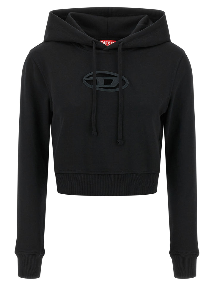 Diesel F-Slimmy-Hood-Od Sweatshirt - Black | c156b843d4f7b4fc5ce831a48ab75d8f3d720e44