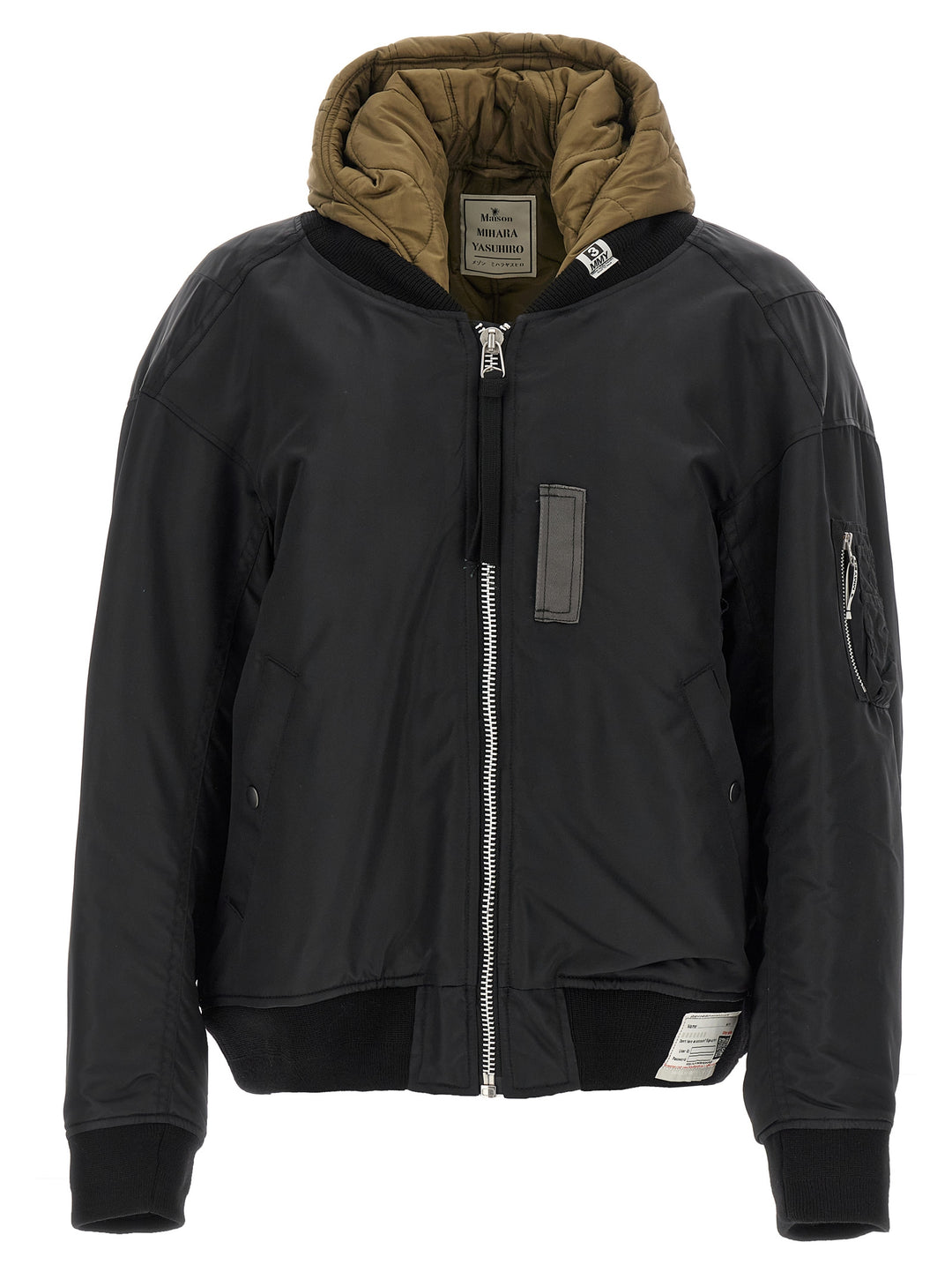 Maison Mihara Yasuhiro Flight Puffer Jackets - Black | a0473b8a2f3404632f8d7ba9cce17d62a9d02b2e
