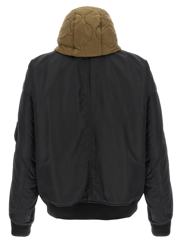 Maison Mihara Yasuhiro Flight Puffer Jackets - Black | 49ea16599c503c802411aea47b6f476a8e291e57