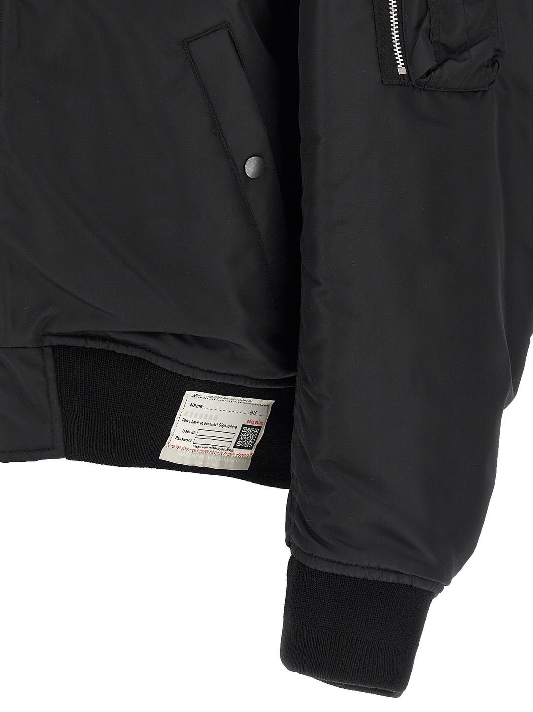 Maison Mihara Yasuhiro Flight Puffer Jackets - Black | 0bae07986fae477ba7c4dd0853dbfed55756a8e1