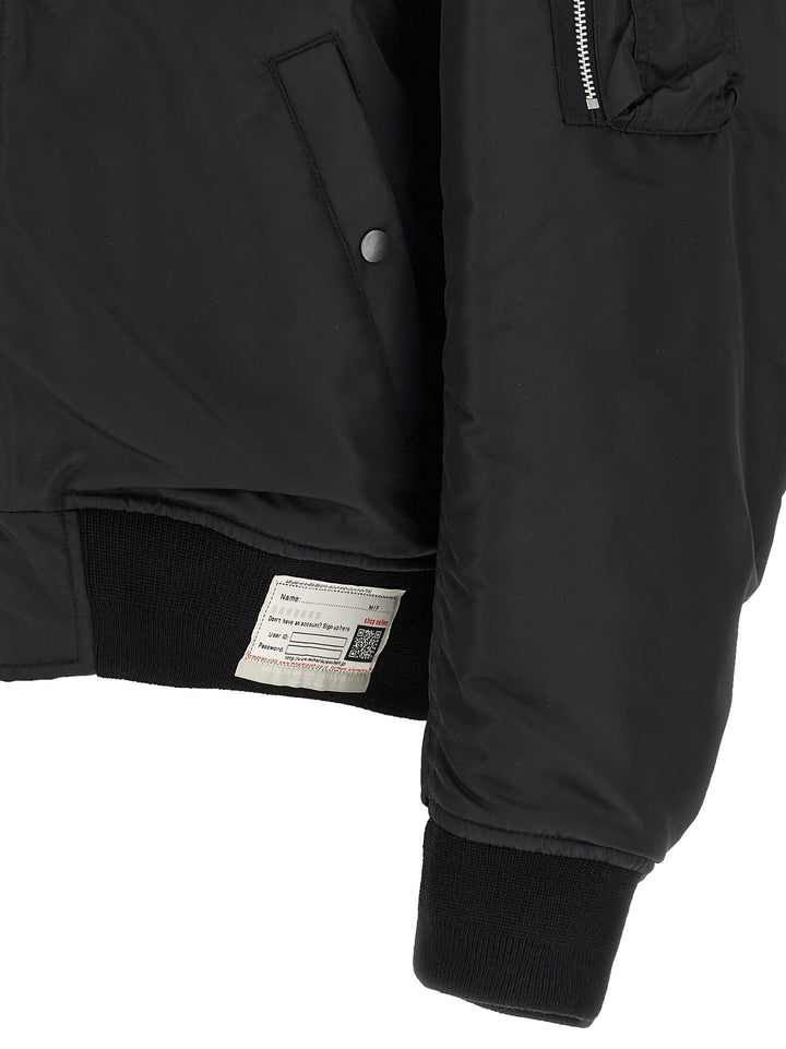 Maison Mihara Yasuhiro Flight Puffer Jackets - Black | 0bae07986fae477ba7c4dd0853dbfed55756a8e1