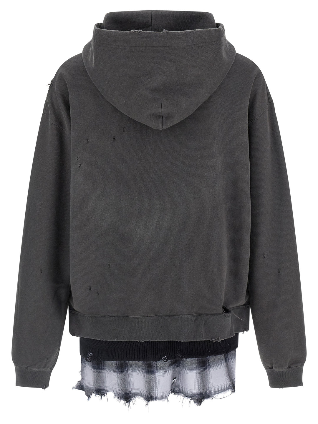 Maison Mihara Yasuhiro Triple Layered Half-Zip Sweatshirt - Gray | 0fc7edf26079b2815ad30ae1ed435e59808e7a18