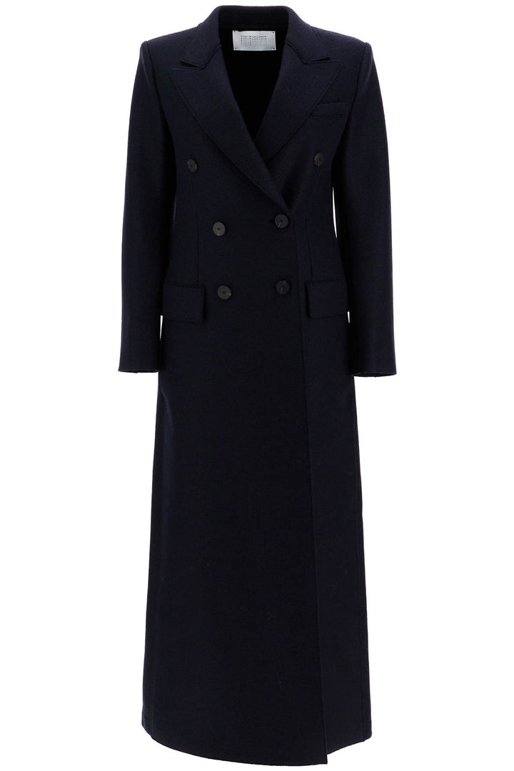 Double Breasted Pressed Wool Coat